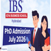 IBS Hyderabad PhD Admission July 2026 Begins at ifheindia.org; Application Deadline March 15